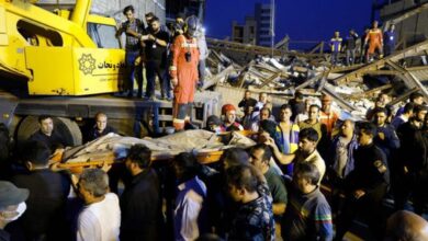 3 killed, 11 injured as buildings collapse in Iran's capital