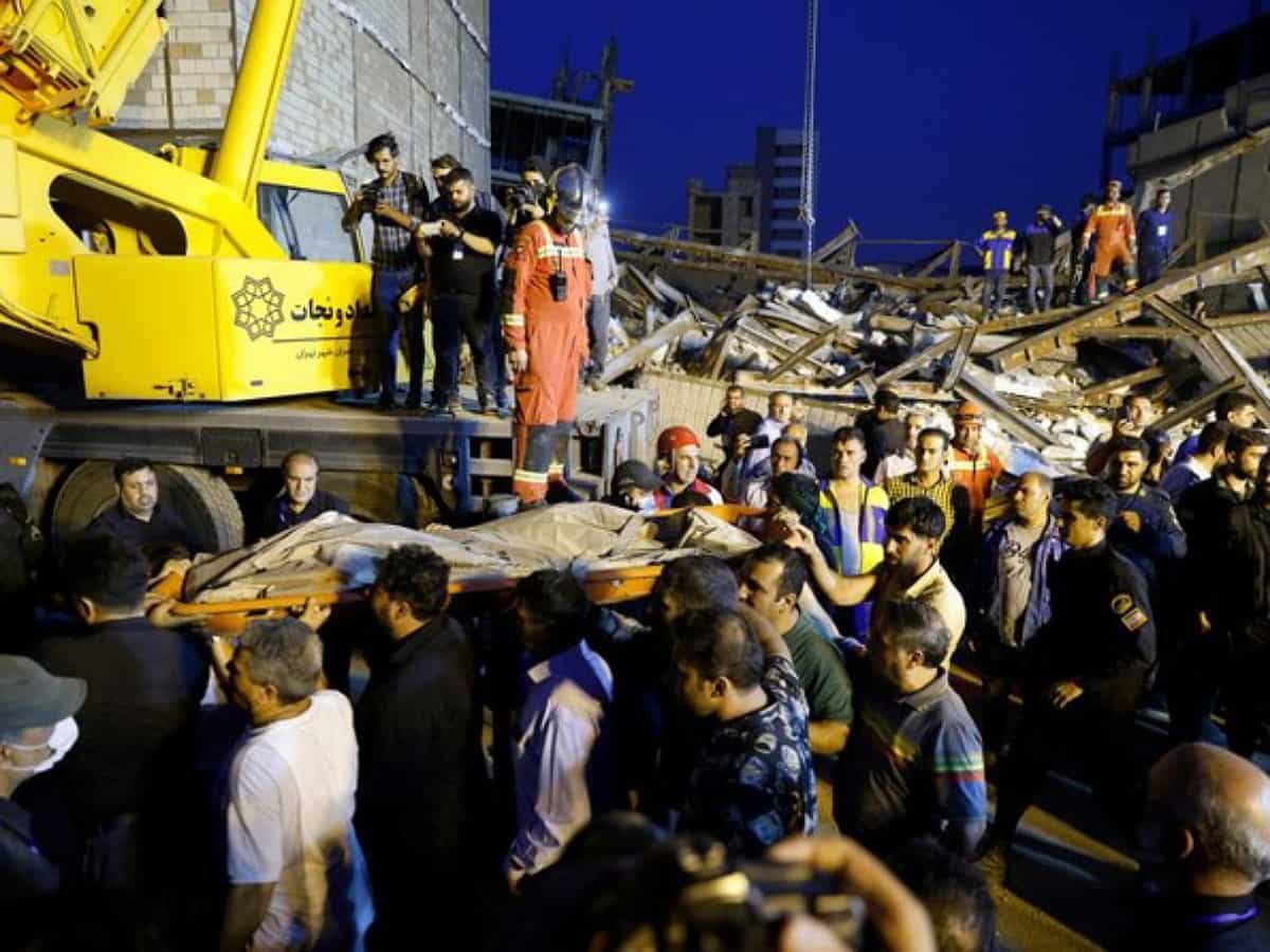3 killed, 11 injured as buildings collapse in Iran's capital