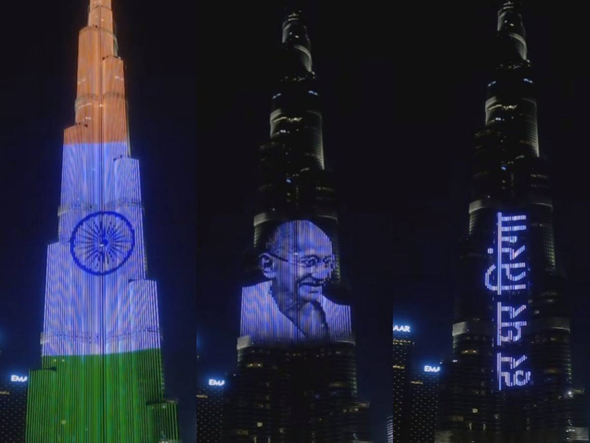 Watch: Burj Khalifa lights up in Indian tricolour on I-Day