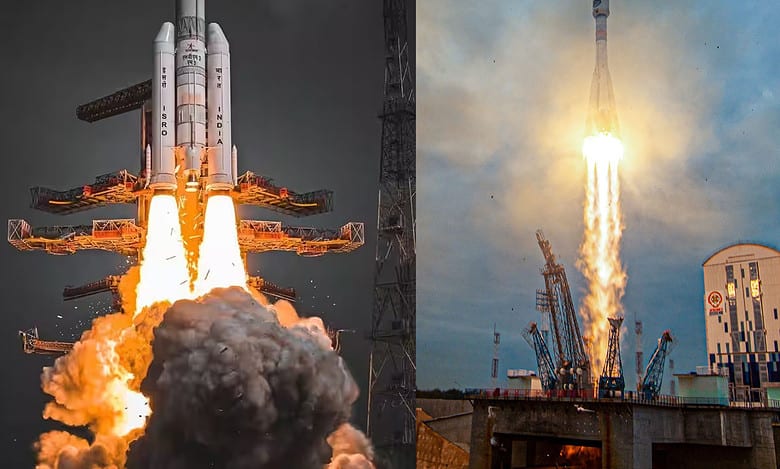 India, Russia in race to land on the Moon