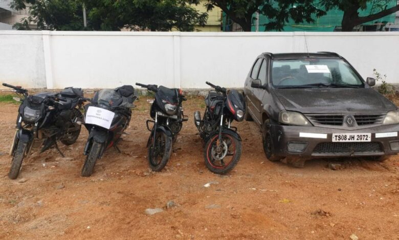 Hyderabad: Cyberabad police arrests 5 for selling duplicate vehicle parts