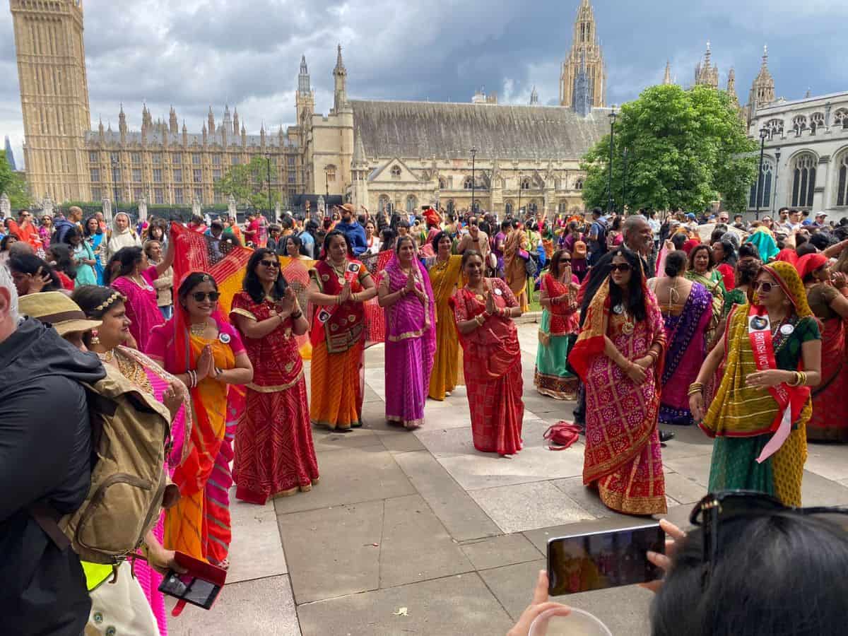 British Indian women organise ‘Saree Walkathon 2023’ in London