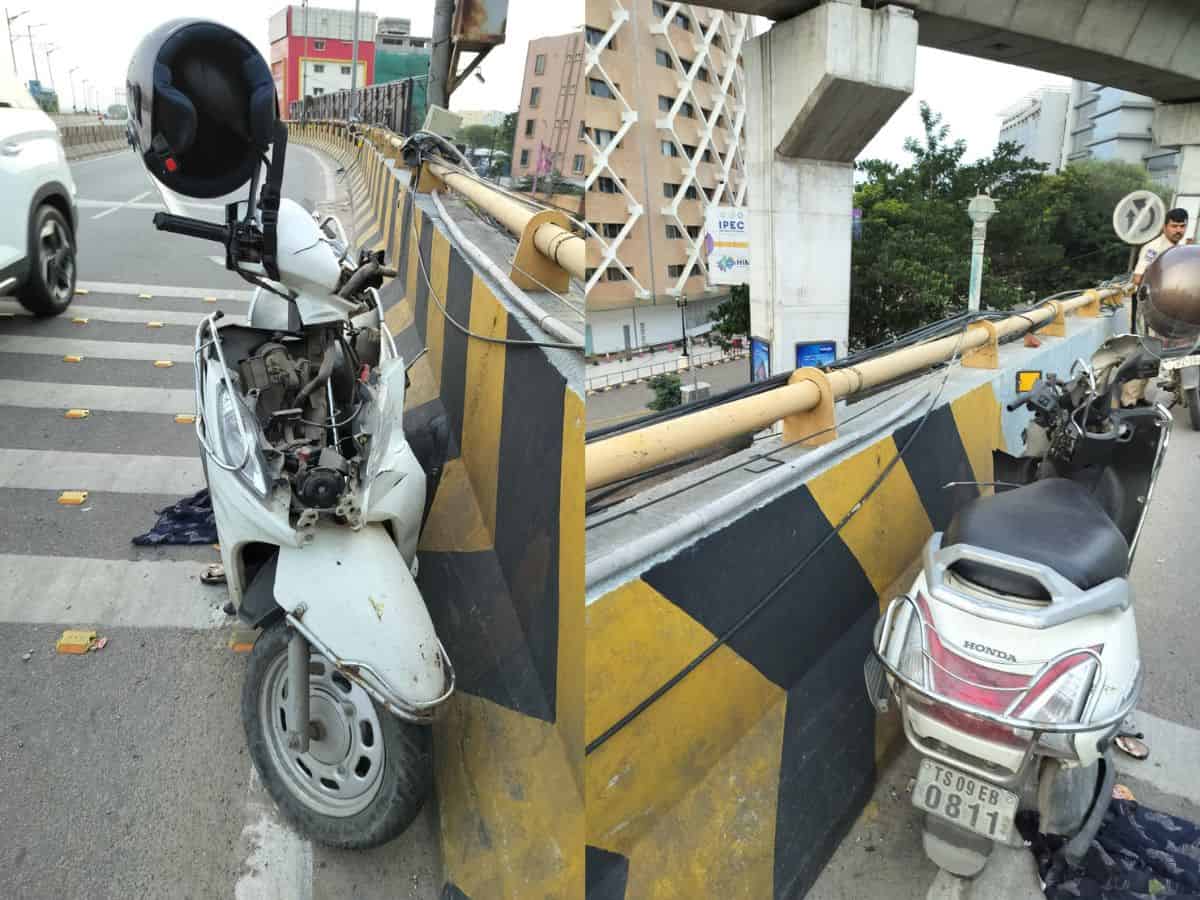 Hyderabad: Woman dies after falling from Hitec City flyover