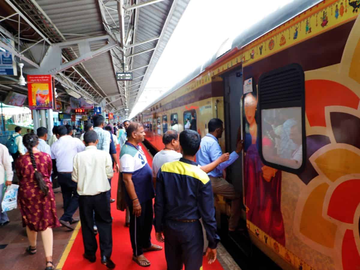 First Divya Dakshin Yatra Bharat Gaurav Train departs from Secunderabad