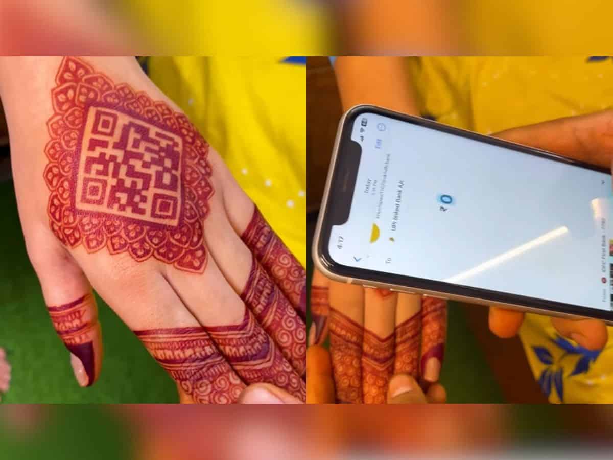 'QR code mehendi' video on Raksha Bandhan goes viral