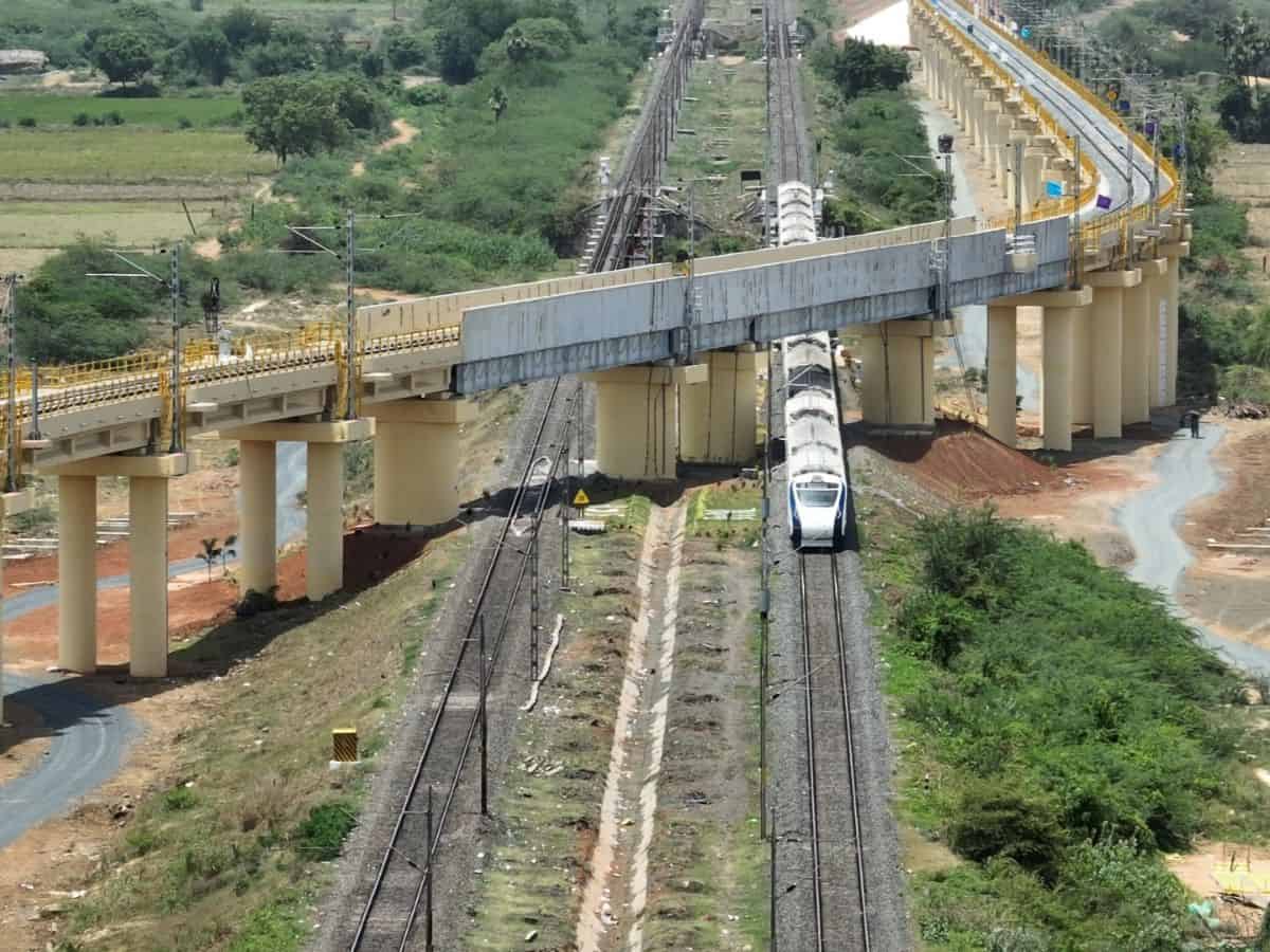 SCR commissions longest 2.2 km flyover between Gudur–Manubolu