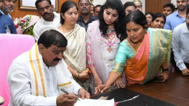 Telangana: Patnam Mahender Reddy takes charge as minister for I&PR