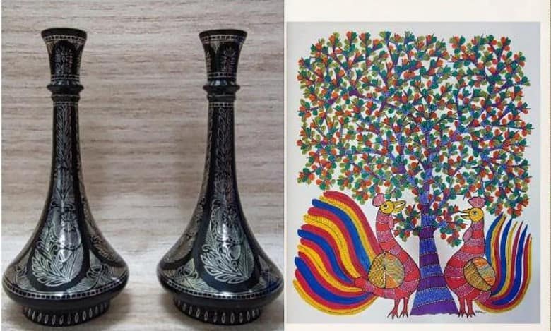 PM Modi gifts 'surahi' from Telangana to SA prez, Gond painting to Brazil leader