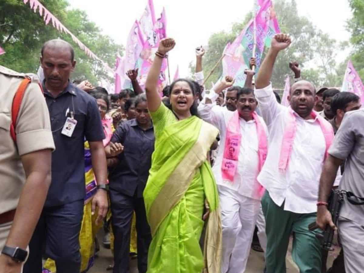 Kavitha questions Congress's effort towards Muslims in Telangana