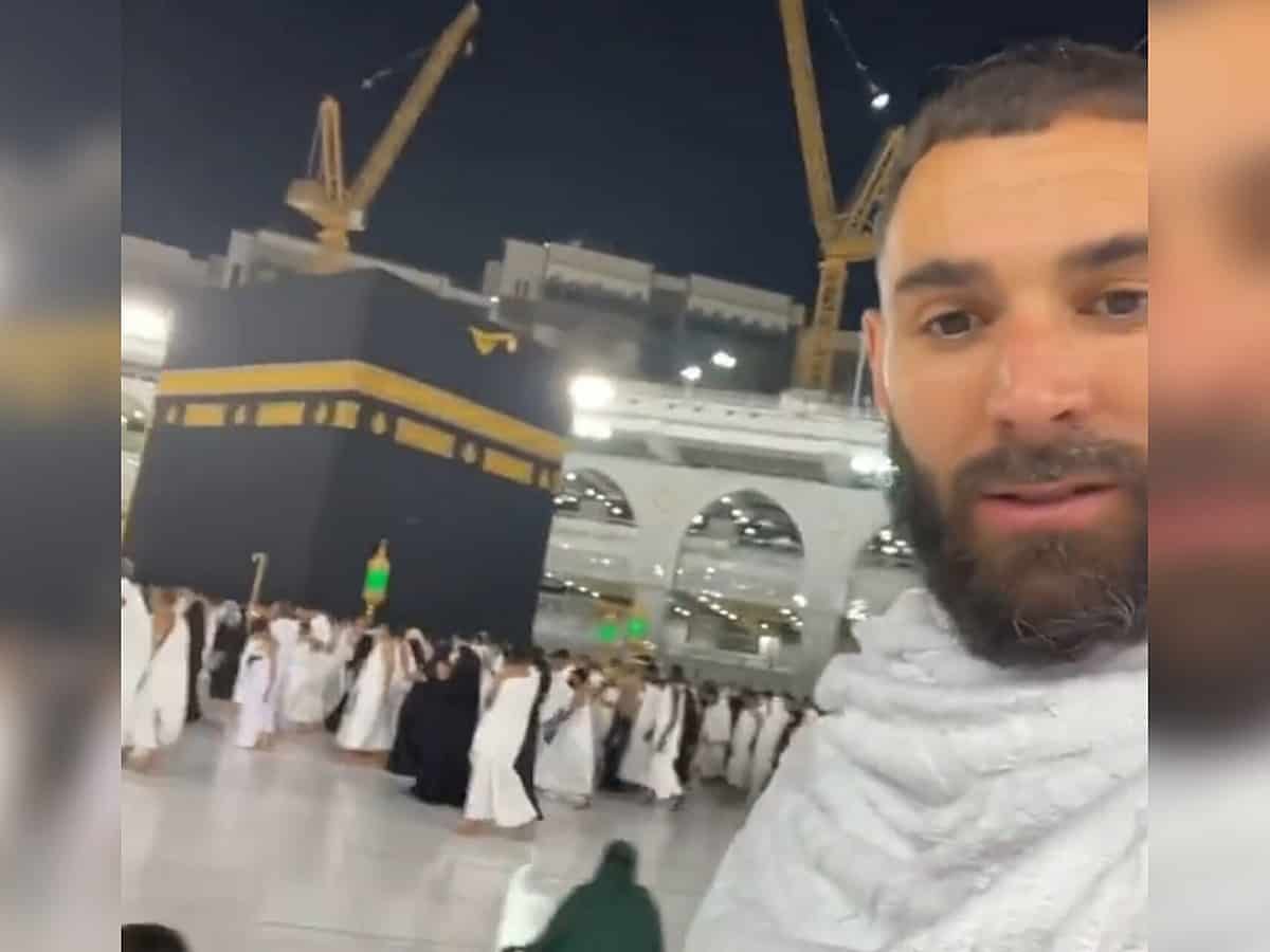 Karim Benzema performs Umrah, shares experience & video