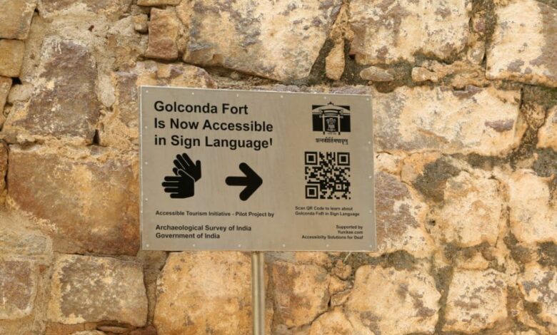 Telangana: New sign language boards installed at Golconda Fort, Ramappa Temple