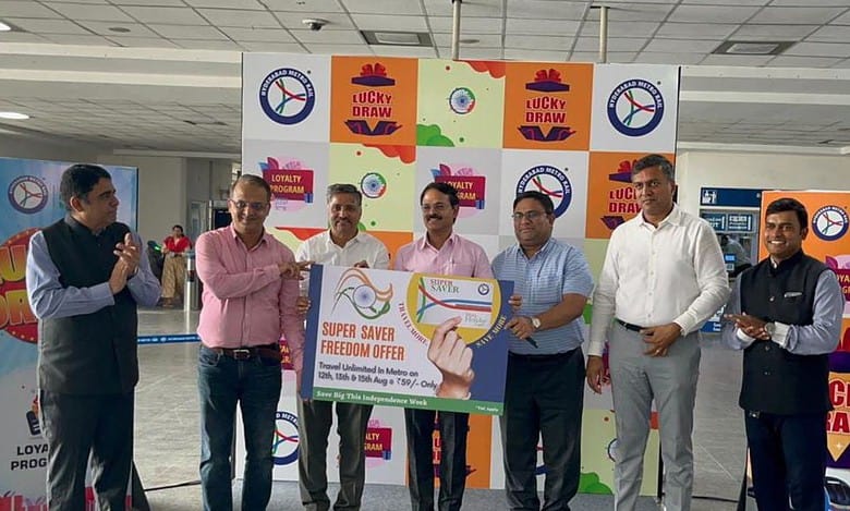Unlimited rides on Hyderabad metro at Rs 59 from Aug 12-15