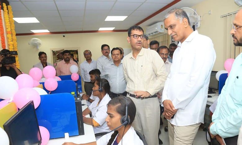 Hyderabad: Harish Rao launches Centralized Emergency Response Center