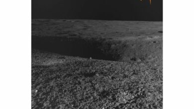 the Rover came across a 4-meter diameter crater positioned 3 meters ahead of its location.