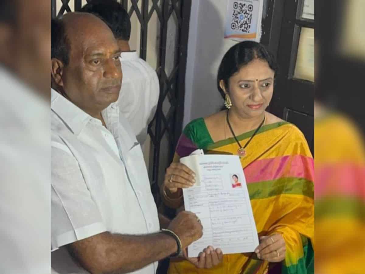 KCR's niece is Congress