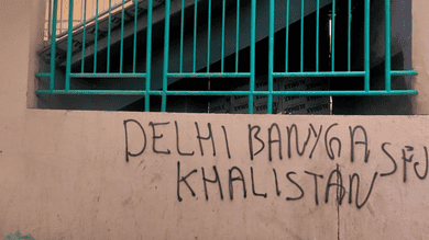 Delhi metro stations defaced with pro-Khalistan slogans