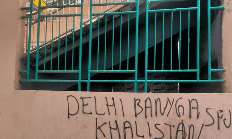 Delhi metro stations defaced with pro-Khalistan slogans