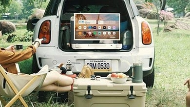 LG unveils portable TV that you can carry in your car