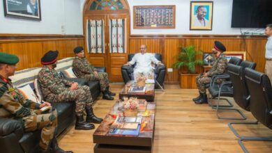Manipur CM holds meetings with top Army officers, ministrs, MLAs