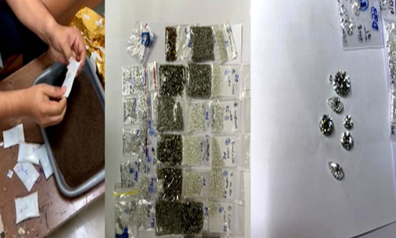 Customs officials at Mumbai airport seize diamonds worth Rs 1.49 cr