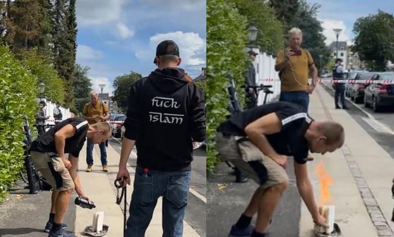 Denmark: Extremist group continue to desecrate Quran for 4th day in a row