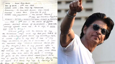 Shah Rukh Khan's old handwritten essay goes viral: Check it out