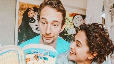 'Meri girlfriend sabse sunder hai...': Taapsee's boyfriend Mathias Boe showers love on 'Badla' star