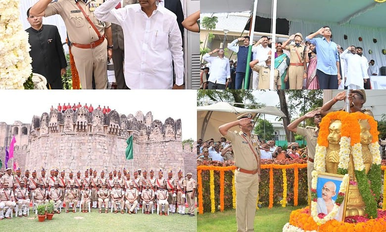 Independence Day celebrated across Telangana with patriotic zeal