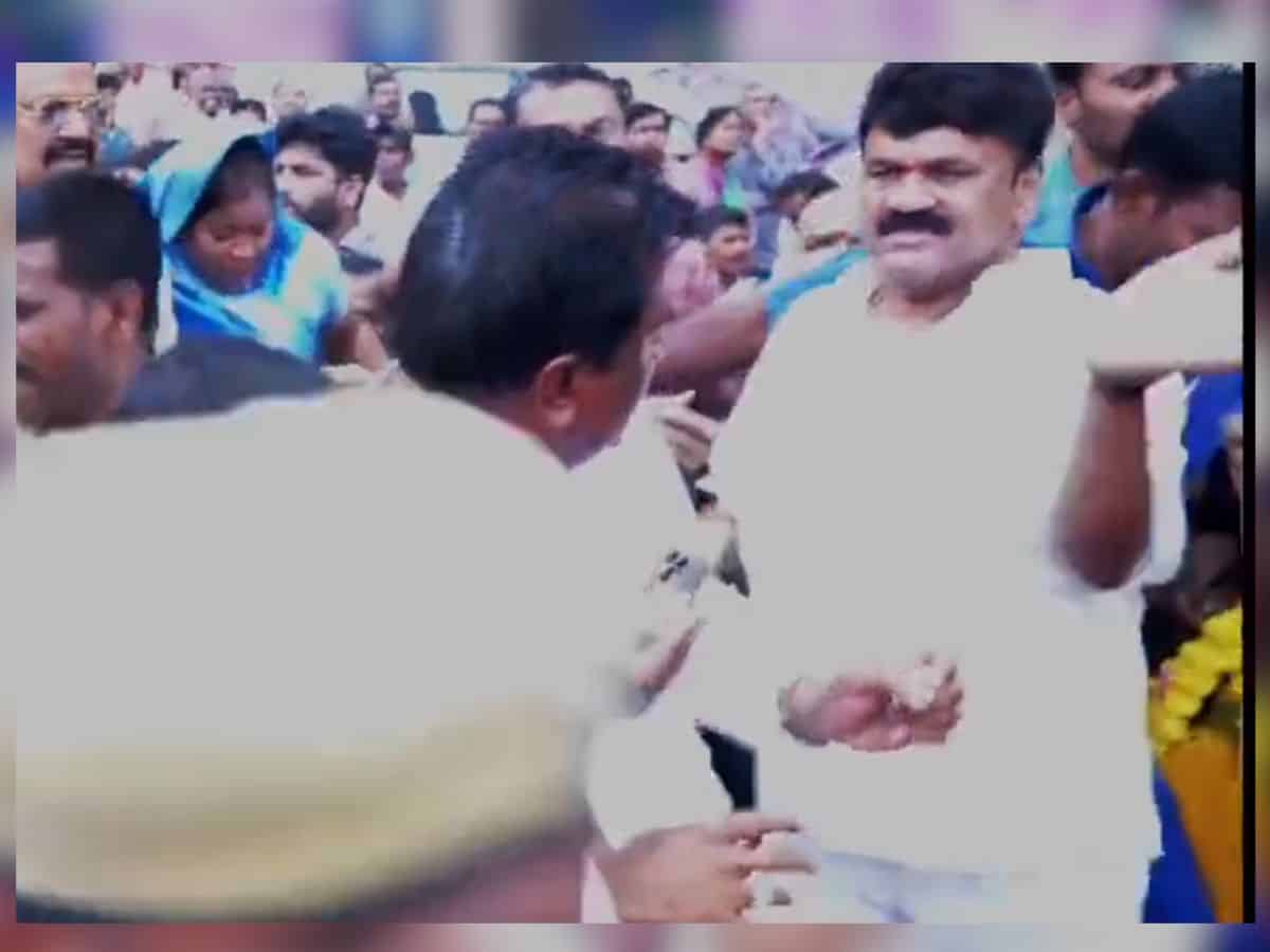 Telangana: Talasani apologizes for slapping Bhainsa leader