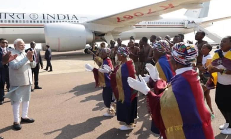 PM Modi reaches Johannesburg to attend BRICS summit