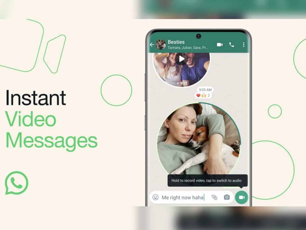 WhatsApp 60-second video message feature rolls out in UAE