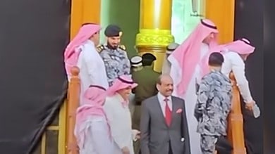 UAE based Indian bizman Yusuff Ali attends washing ceremony of Kaaba