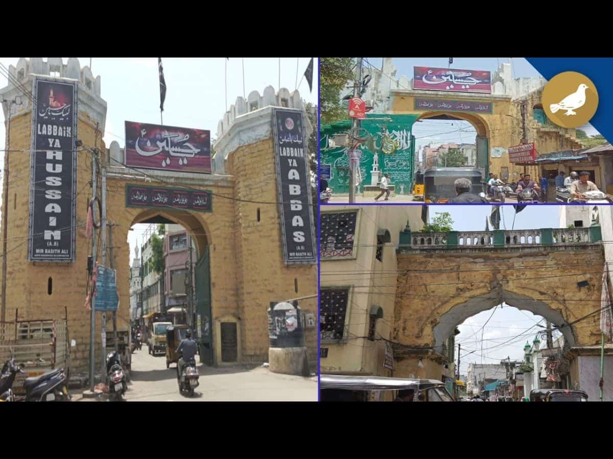 historical arches in Hyderabad