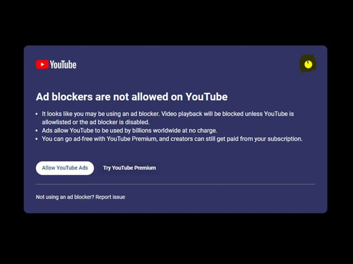 YouTube testing countdown timer on ad-block warnings
