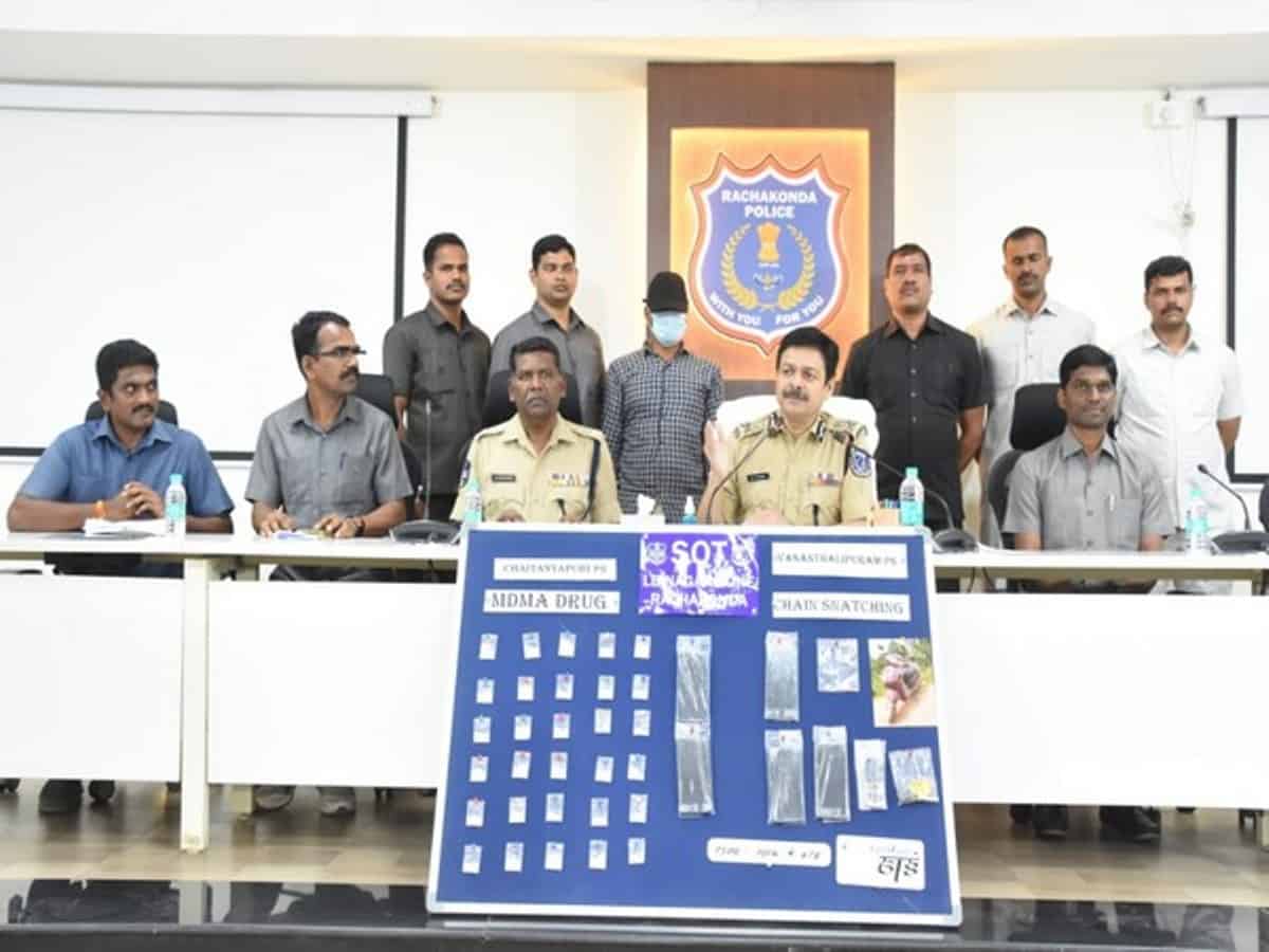 drug peddler in Telangana