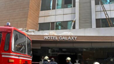 major fire in a Hotel Galax, Mumbai's Santacruz east