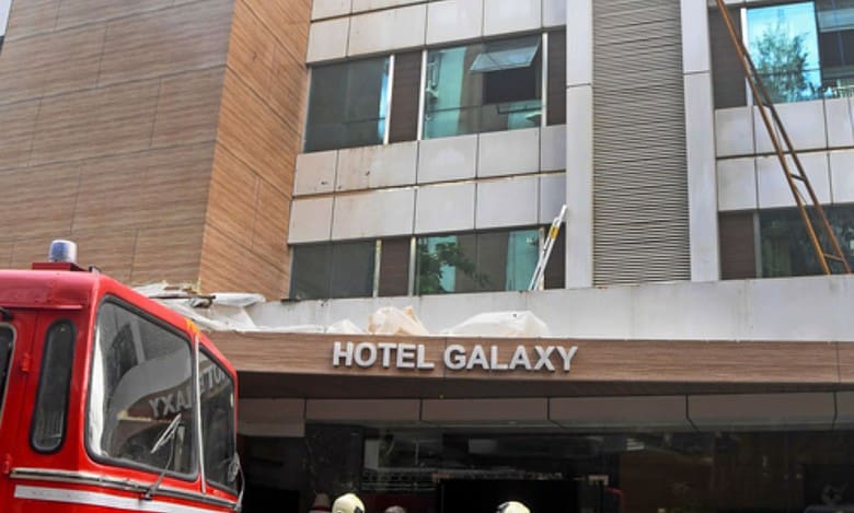 major fire in a Hotel Galax, Mumbai's Santacruz east
