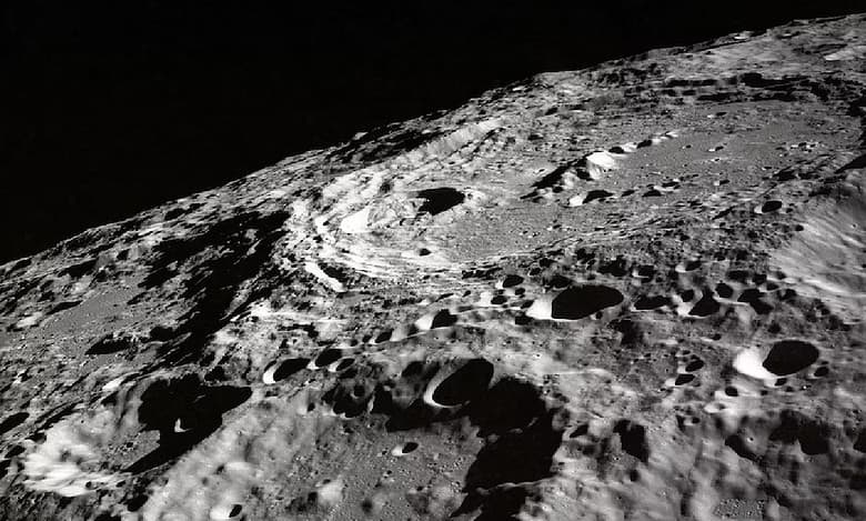 Moon's South Pole has deep craters shielded from sunlight for billions of years
