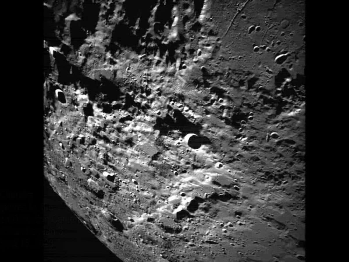 ISRO releases images of the Moon captured by Chandrayaan-3's Lander