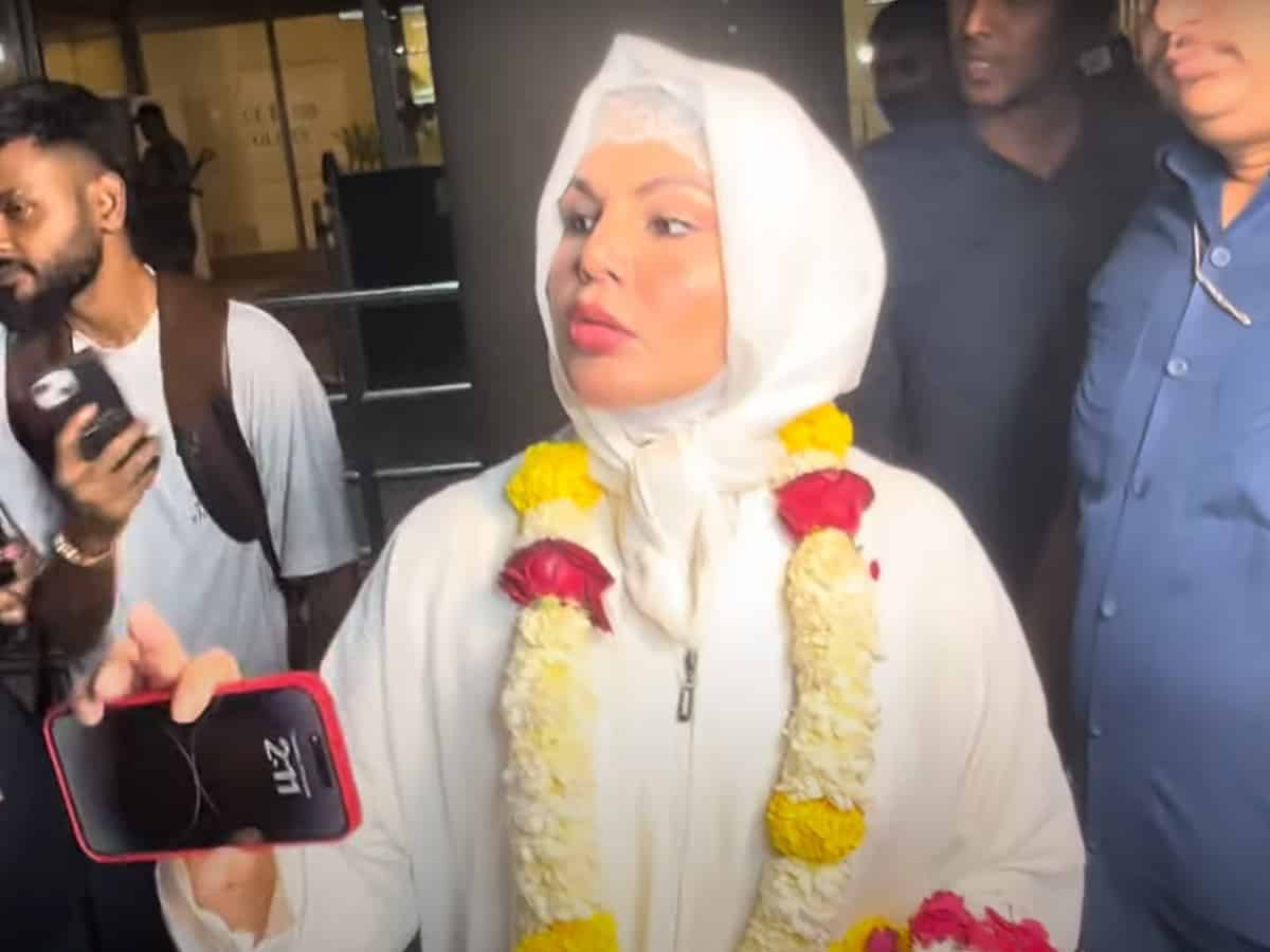 'Rakhi nahi Fatima bulao': Rakhi Sawant to media after Umrah