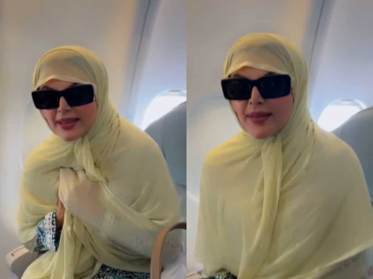 Rakhi Sawant leaves for Umrah, says 'Bahaut khush naseeb hun'