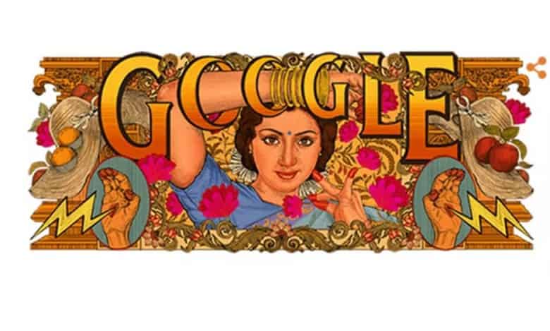 Google pays homage to Sridevi on 60th birth anniversary with doodle