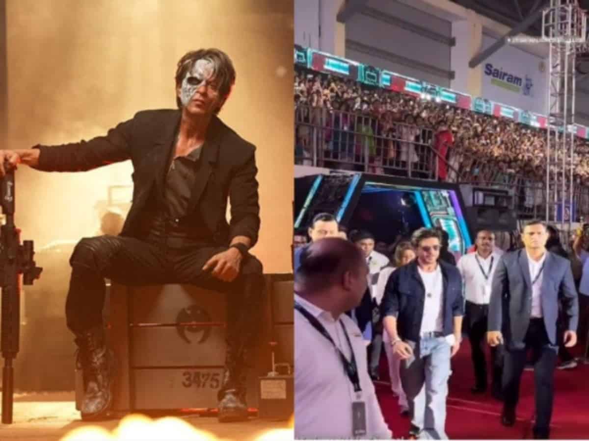 'Jawan' pre-release event: Fans go gaga as SRK visits Chennai