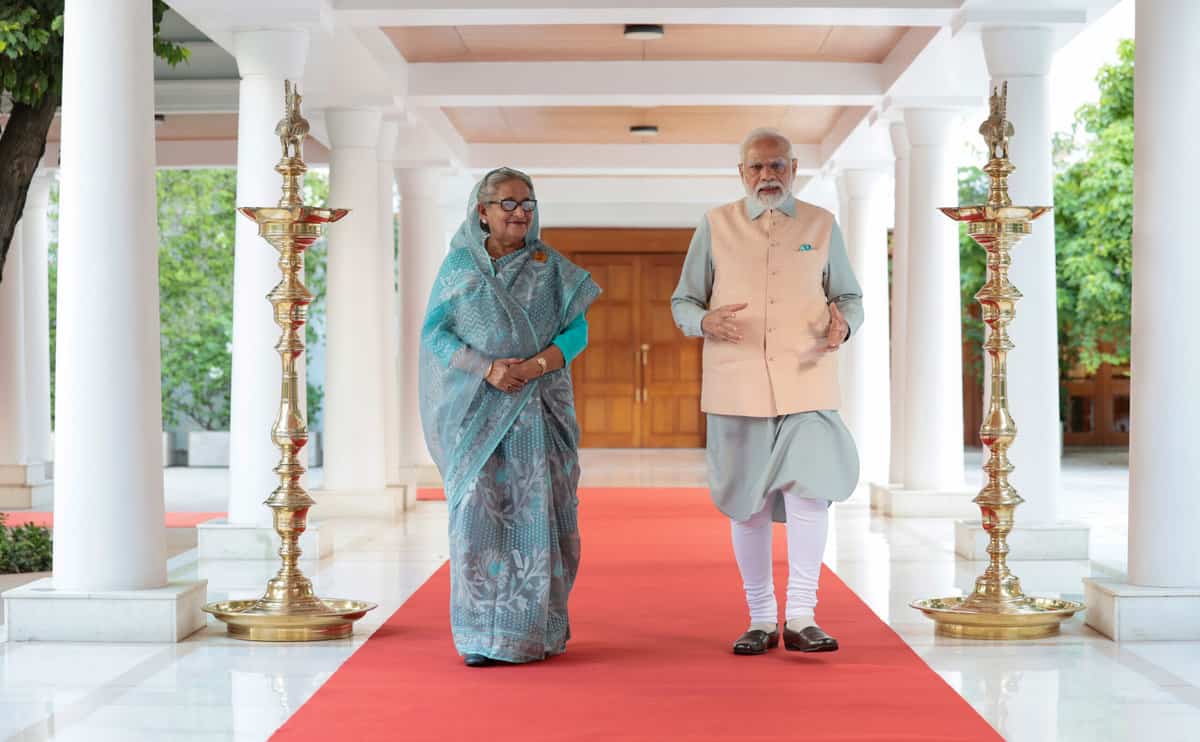 G20 Summit: Prime Minister Narendra Modi meets Sheikh Hasina