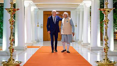 Prime Minister Narendra Modi with US President Joe Biden