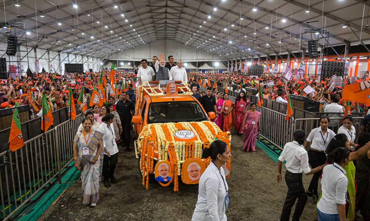 In pics: PM Modi in Ahmedabad