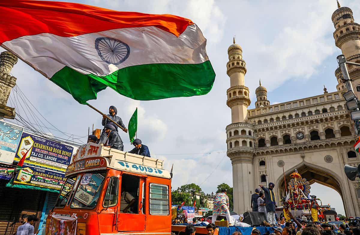 Visual of Ganesh Immersion across India