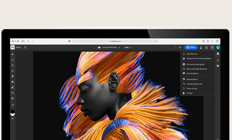 Adobe Photoshop now available on web