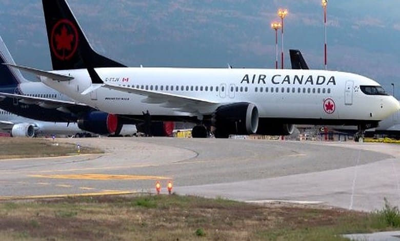 Air Canada flight