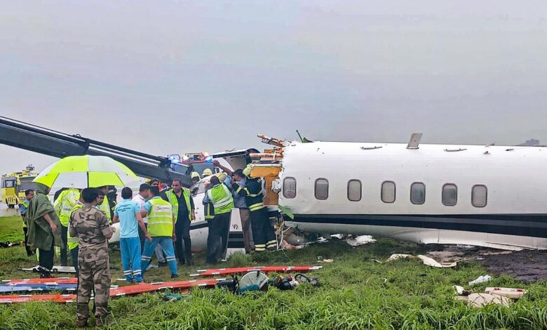 Dubai flight diverted after aircraft skids off runway at Mumbai airport